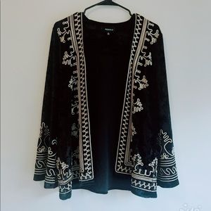 Velvet Embroidered Jacket